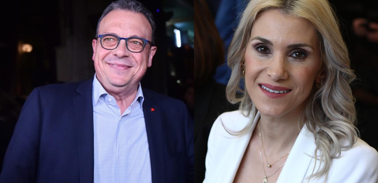 Σωκράτης Φάμελλος και Δώρα Τσαμπάζη