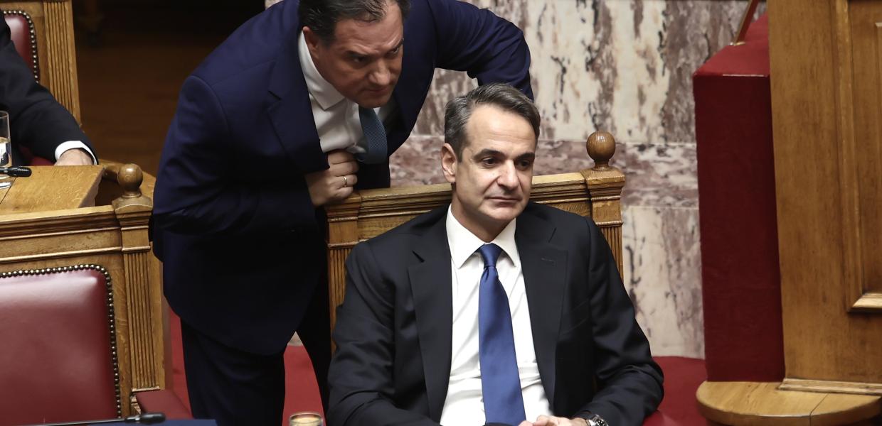 Άδωνις Γεωργιάδης και Κυριάκος Μητσοτάκης