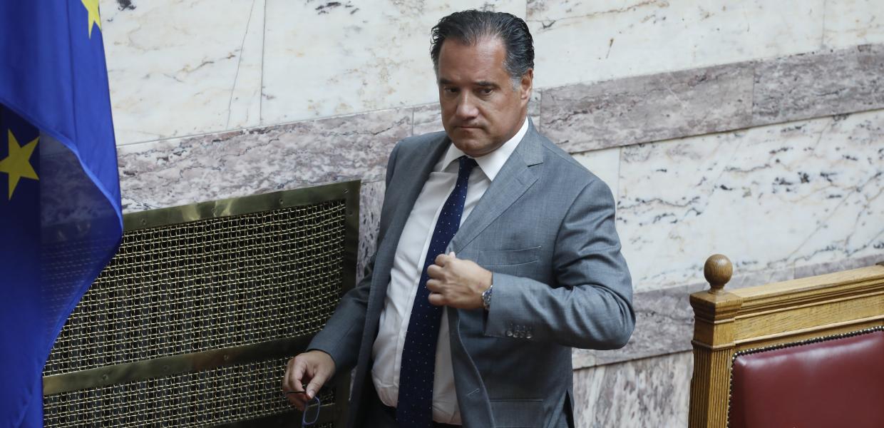 Ο Άδωνις Γεωργιάδης στη Βουλή