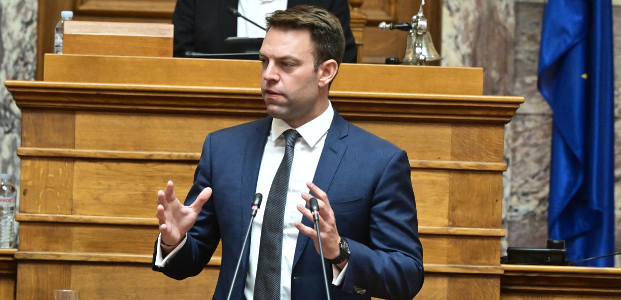 Ο Στέφανος Κασσελάκης στην ΚΟ του ΣΥΡΙΖΑ - ΠΣ