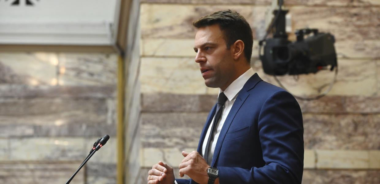 Ο Στέφανος Κασσελάκης στην ΚΟ του ΣΥΡΙΖΑ