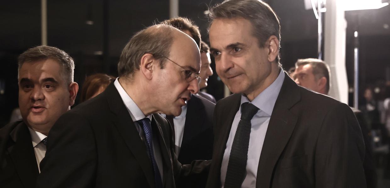 Ο Κωστής Χατζηδάκης και ο Κυριάκος Μητσοτάκης