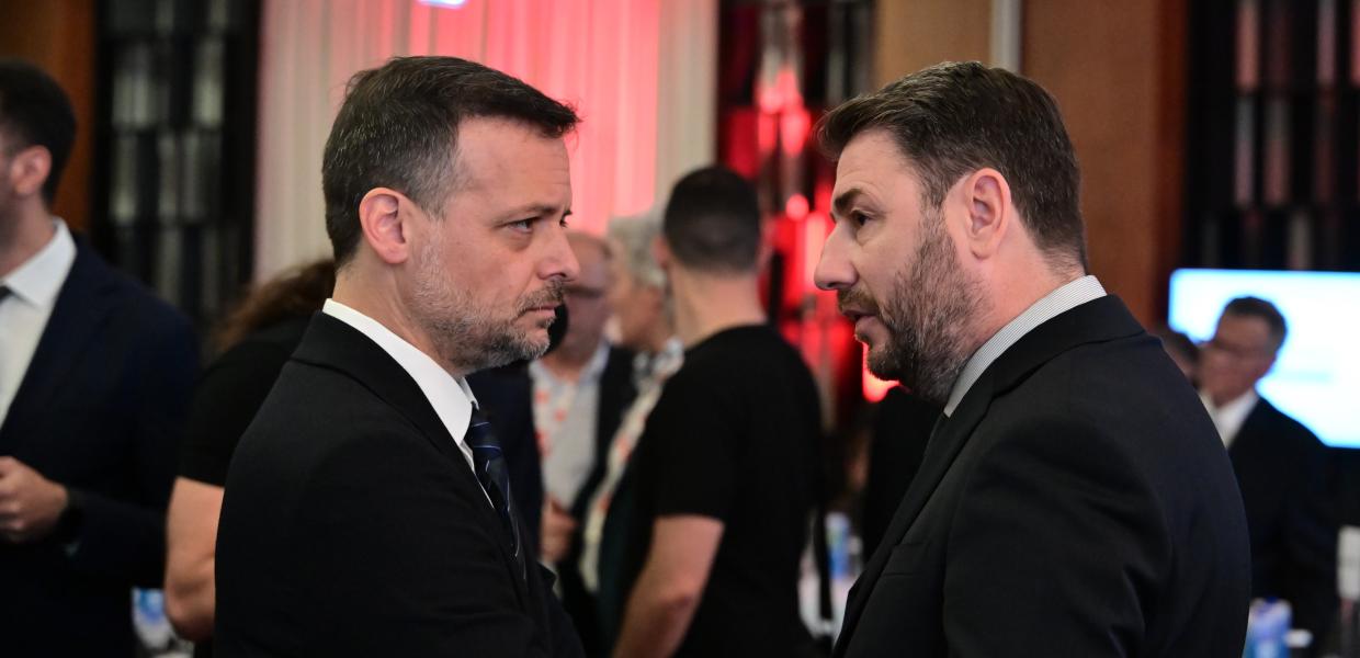Ο Χάρης Δούκας και ο Νίκος Ανδρουλάκης
