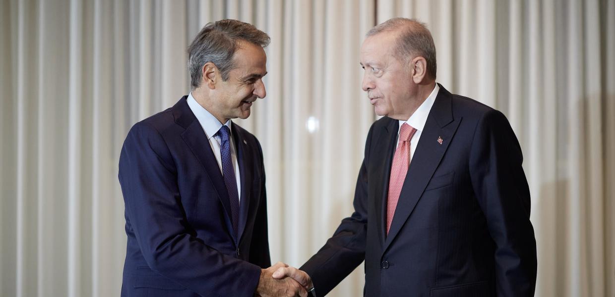 Ο Μητσοτάκης και ο Ερντογάν