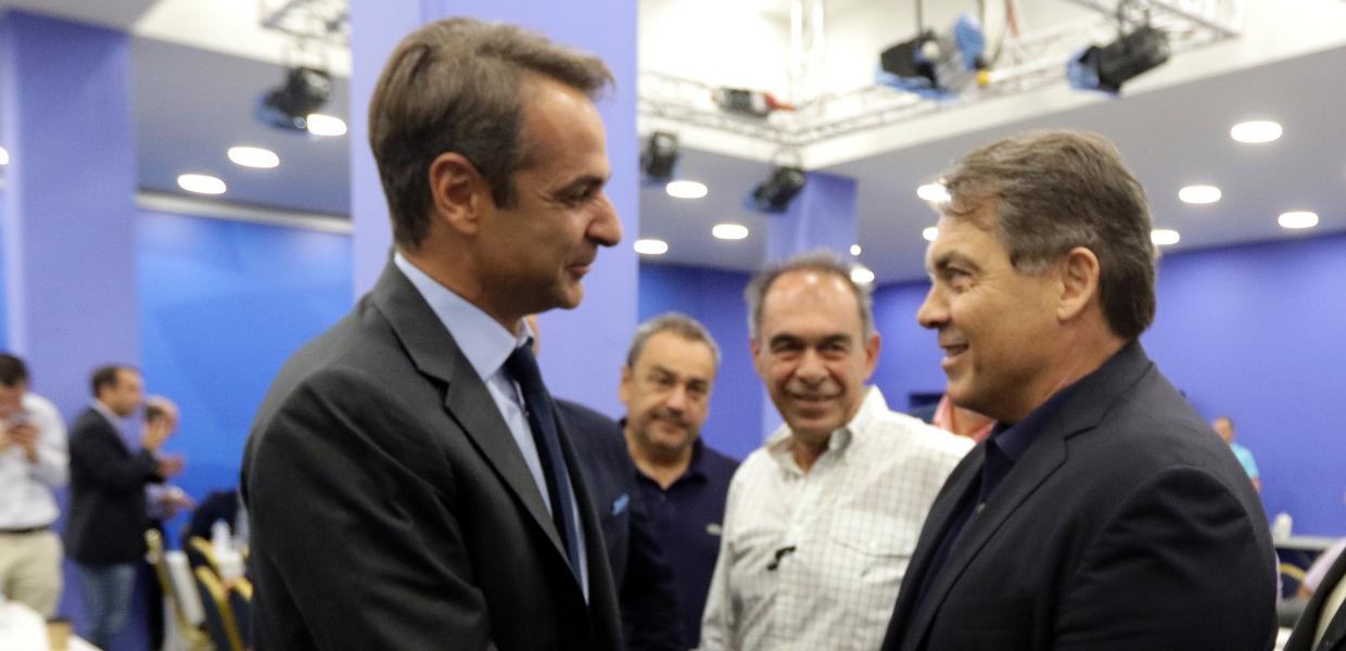 Κυριάκος Μητσοτάκης και Δημήτρης Καμπόσος
