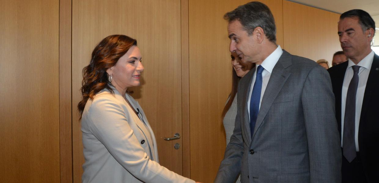 Όλγα Κεφαλογιάννη και Κυριάκος Μητσοτάκης