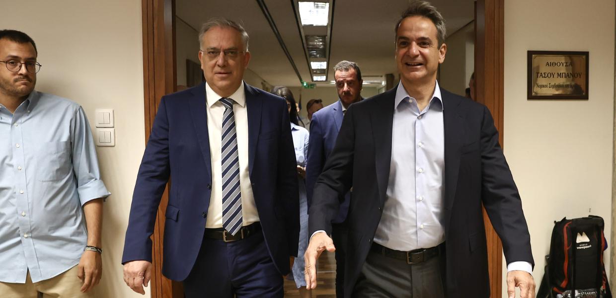Τάκης Θεοδωρικάκος και Κυριάκος Μητσοτάκης