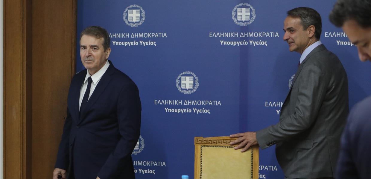 Κυριάκος Μητσοτάκης και Μιχάλης Χρυσοχοΐδης