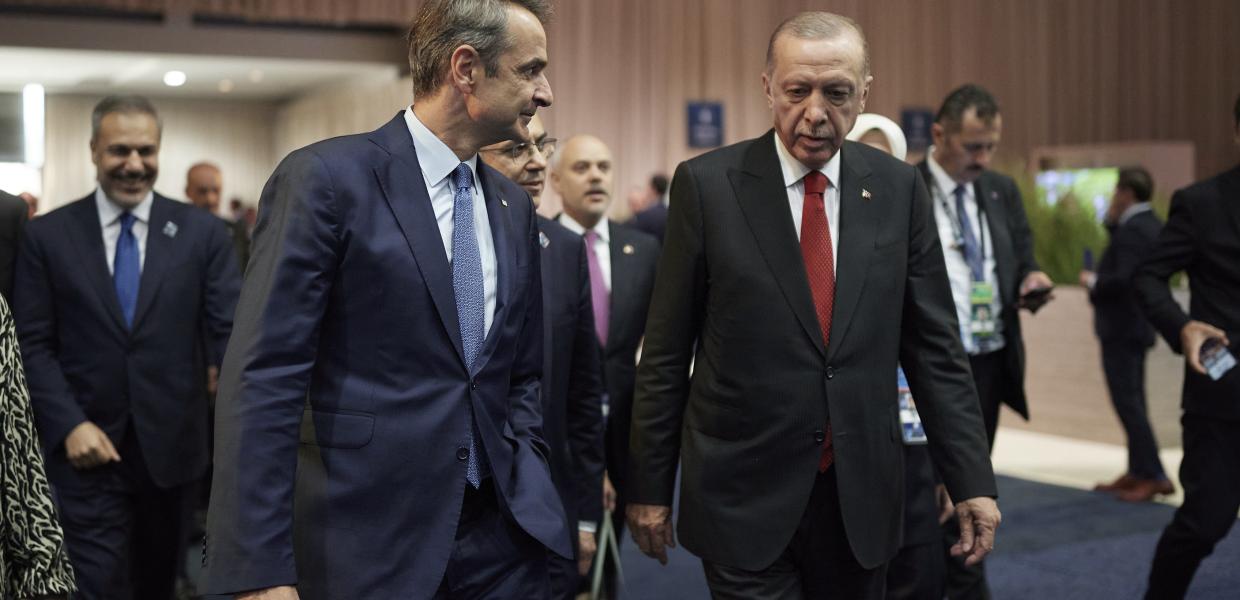 Κυριάκος Μητσοτάκης Ρετζέπ Ταγίπ Ερντογάν