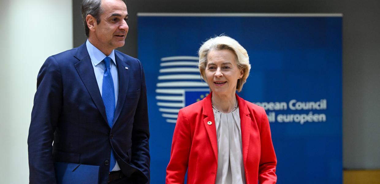 Κυριάκος Μητσοτάκης Ούρσουλα φον ντερ Λάιεν