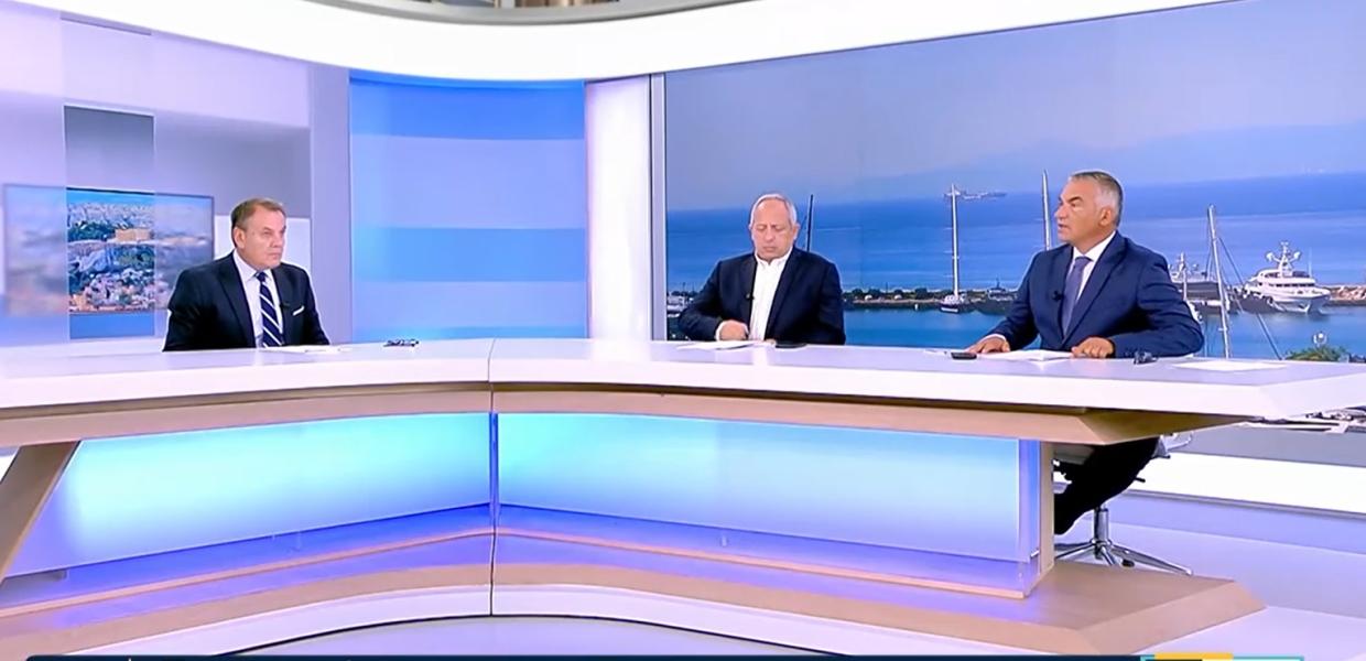 Ο Νίκος Παναγιωτόπουλος σε εκπομπή στον ΣΚΑΪ