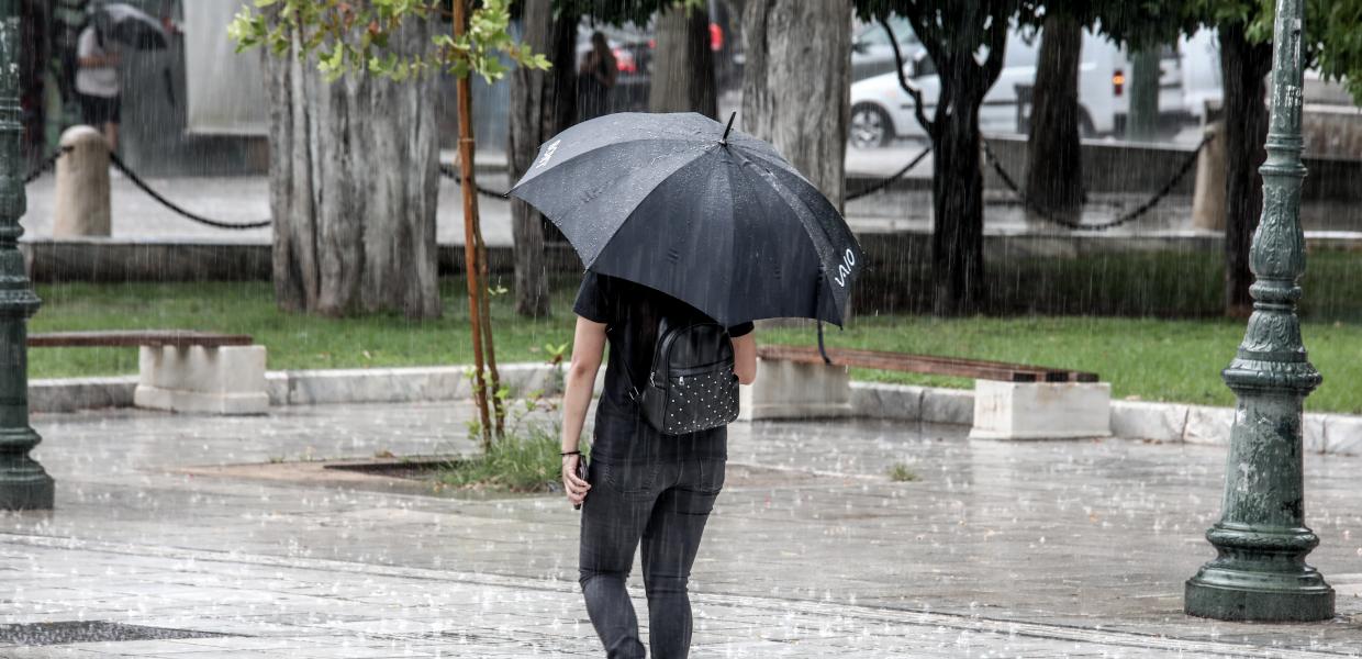 Βροχή στην Αθήνα
