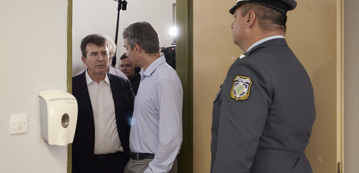 Μιχάλης Χρυσοχοΐδης και Κυριάκος Μητσοτάκης