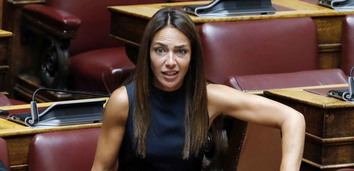 Η Δόμνα Μιχαηλίδου στη Βουλή