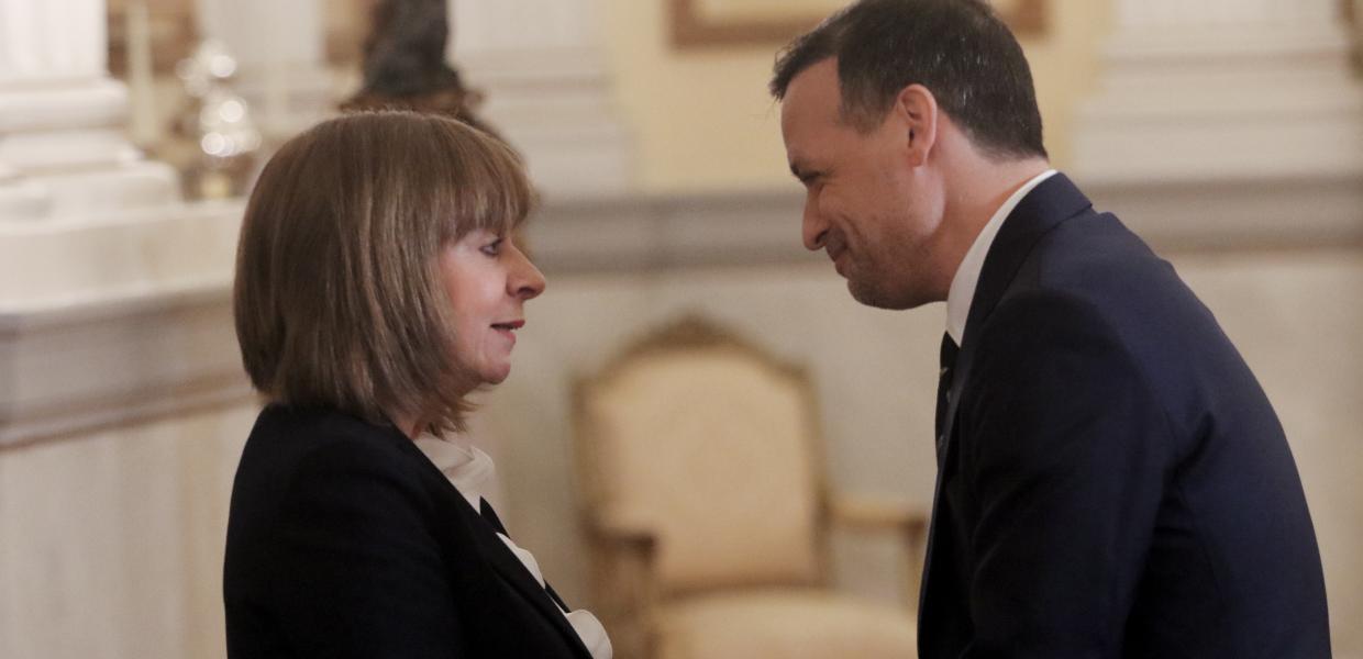 Κατερίνα Σακελλαροπούλου και Χάρης Δούκας