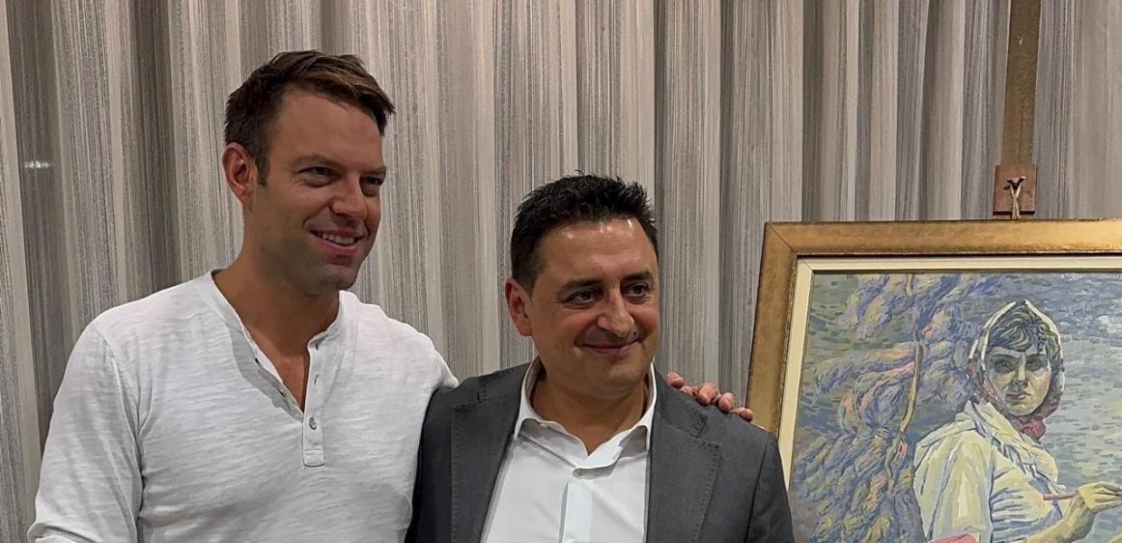 Συνάντηση Στέφανου Κασσελάκη με δήμαρχο Έδεσσας