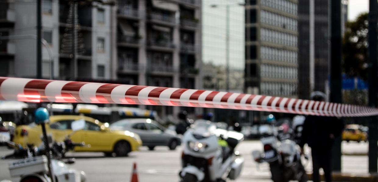 Κλειστός δρόμος στην Αθήνα από την Αστυνομία