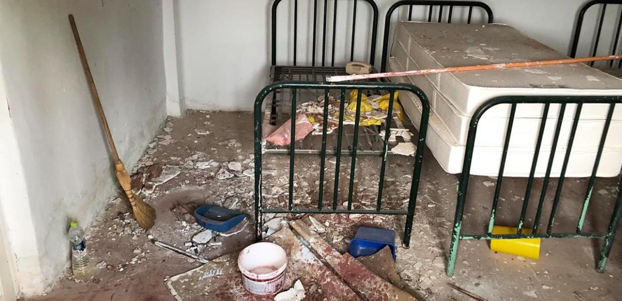 Ζημιές σε νοσοκομείο