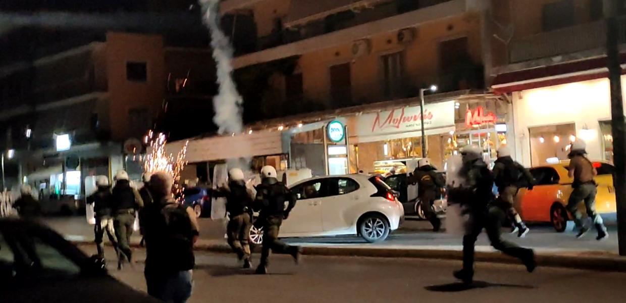 ΜΑΤ στην Πανόρμου