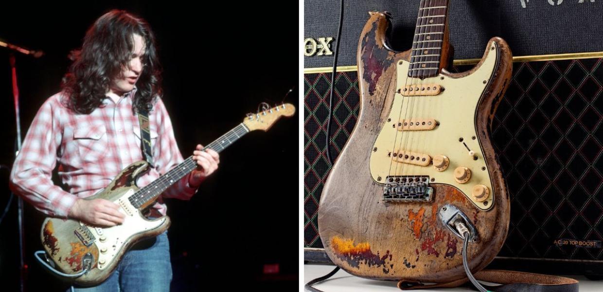 Η κιθάρα Fender Stratocaster που ανήκε στον μουσικό της ροκ και μπλουζ Ρόρι Γκάλαχερ 