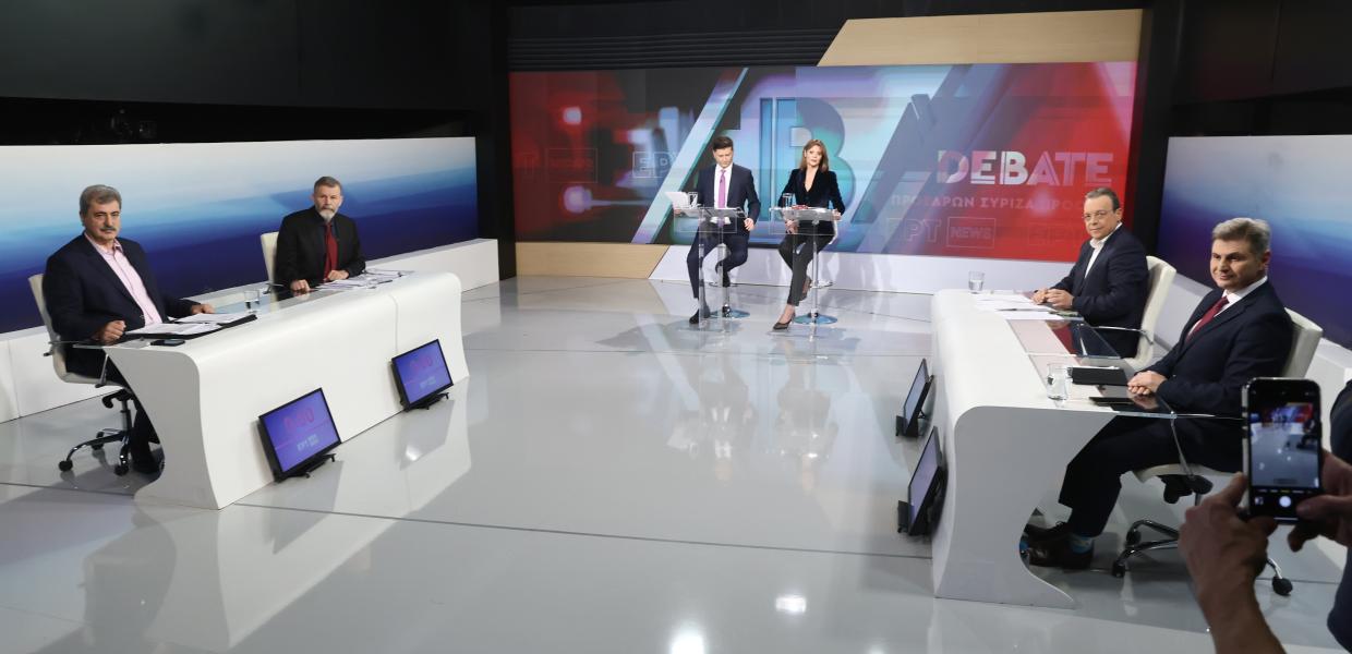Debate υποψηφίων προέδρων ΣΥΡΙΖΑ - ΠΣ