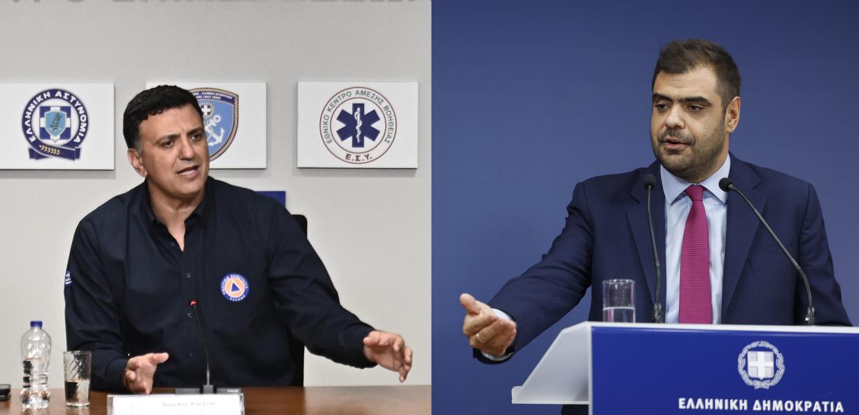 Ο Βασίλης Κικίλια και ο Παύλος Μαρινάκης