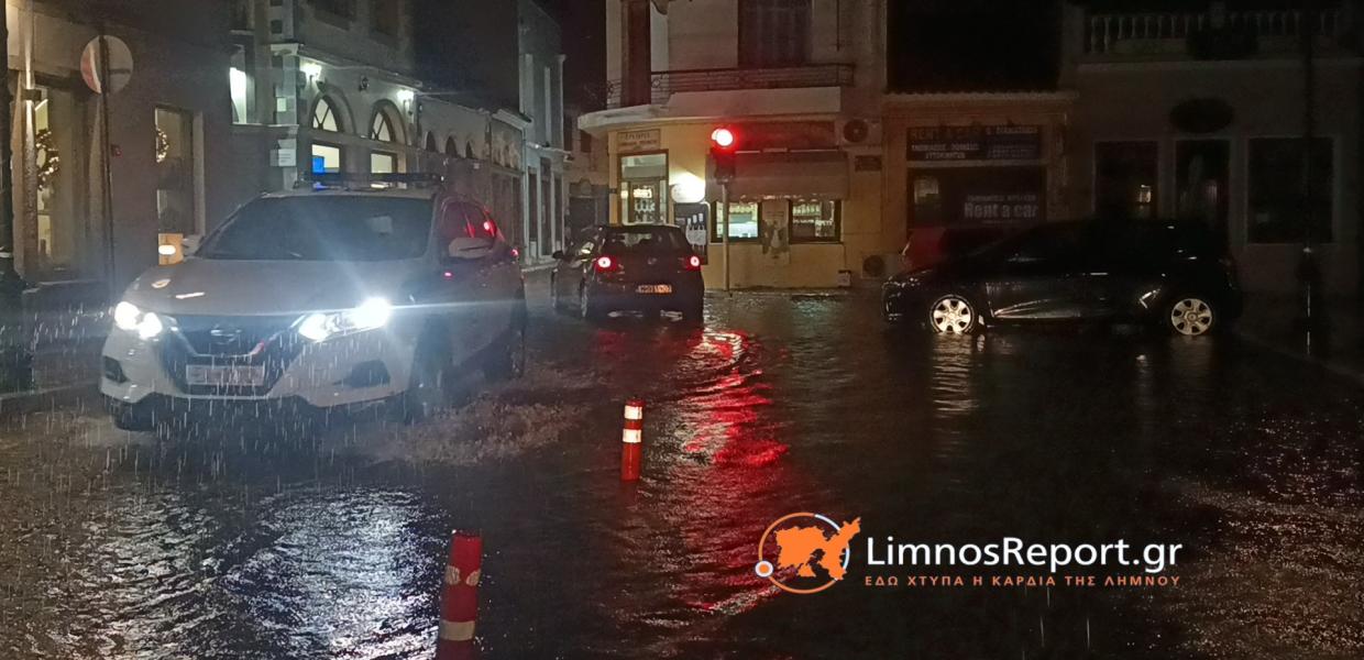 ΠΛΗΜΜΥΡΕΣ ΣΤΗΝ ΛΙΜΝΟ