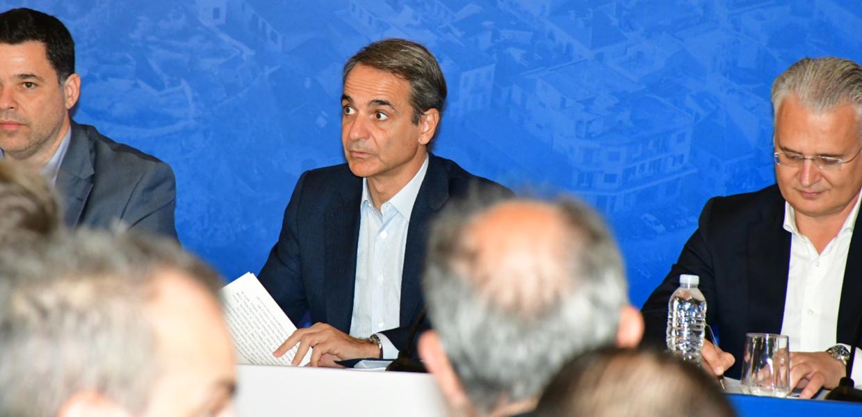 Ο Κυριάκος Μητσοτάκης σε εκδήλωση στην Αργολίδα