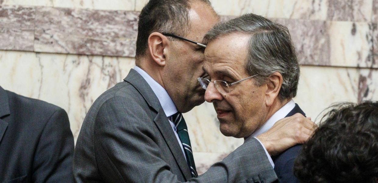 Αντώνης Σαμαράς και Γιώργος Γεραπετρίτης