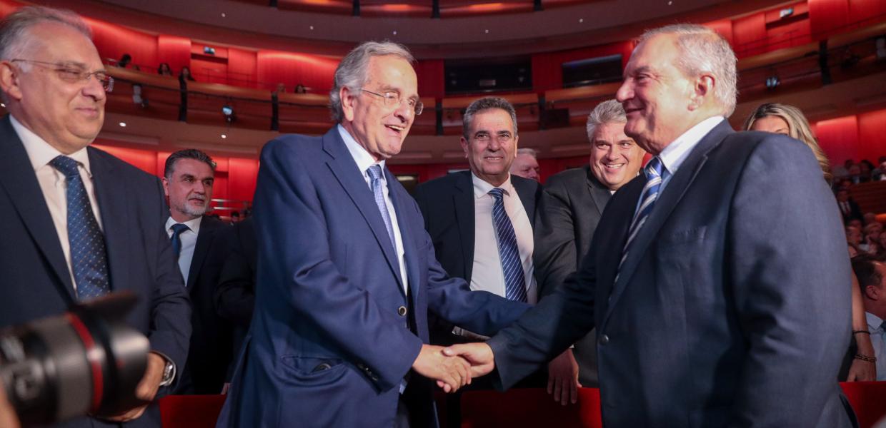 Κώστας Καραμανλής και Αντώνης Σαμαράς