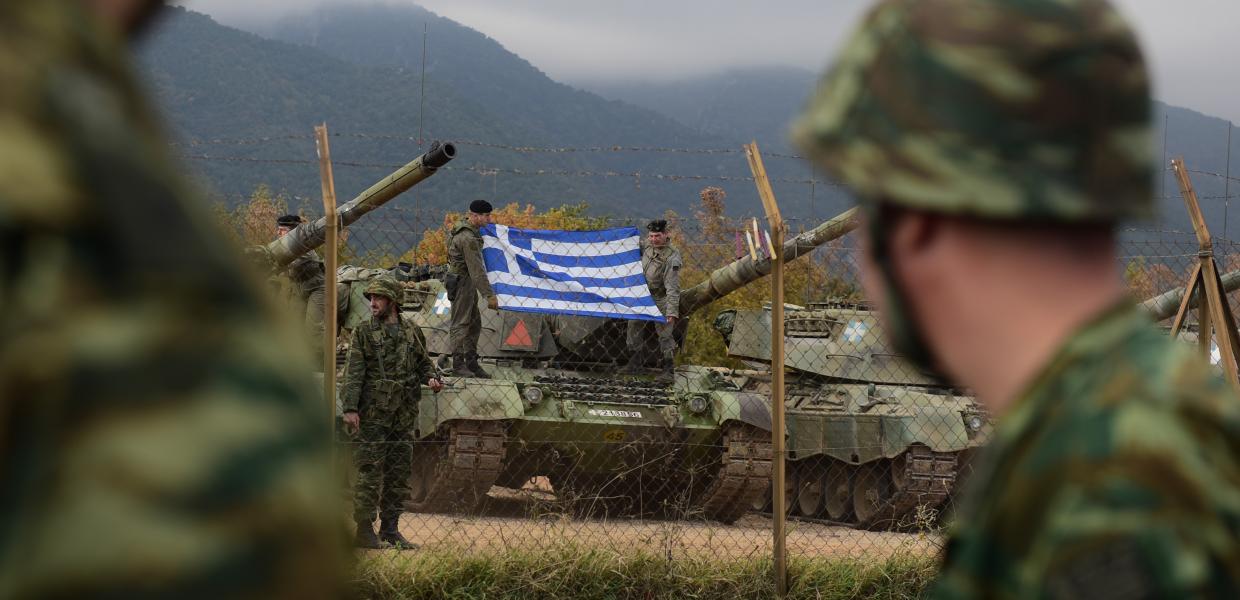 Στρατιώτες σε άσκηση