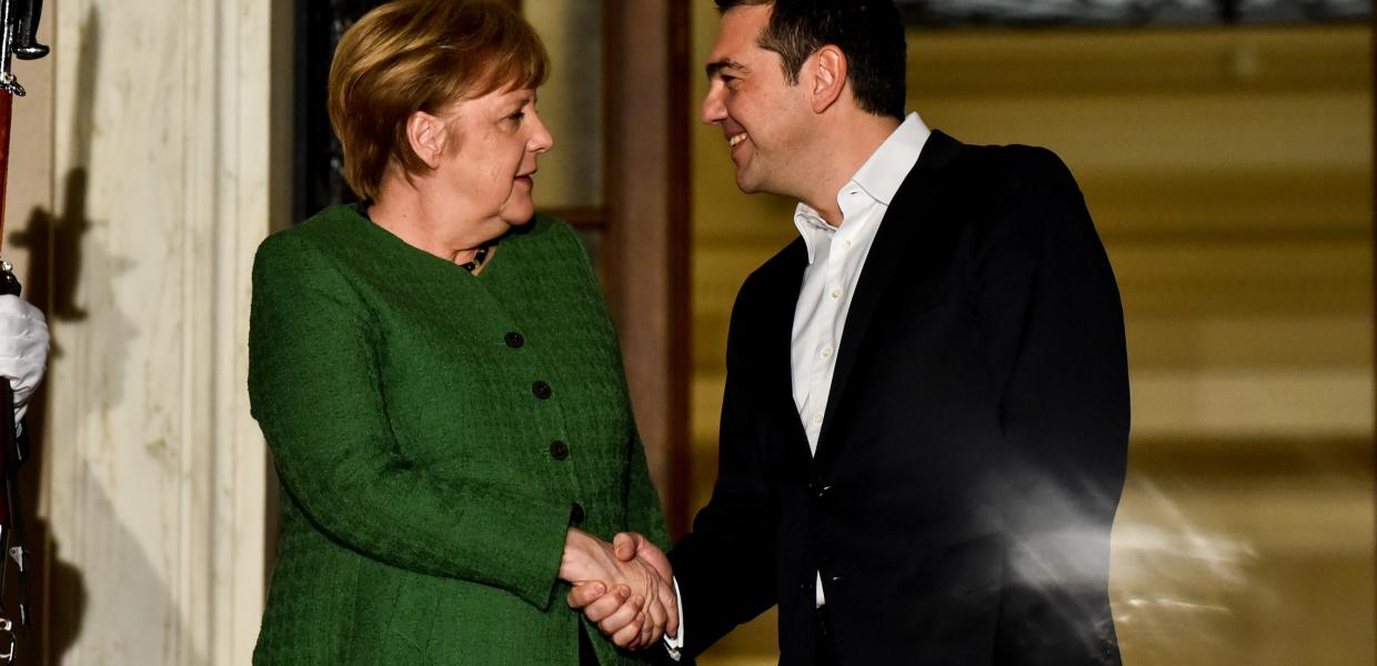Ο Αλέξης Τσίπρας και η Άνγκελα Μέρκελ