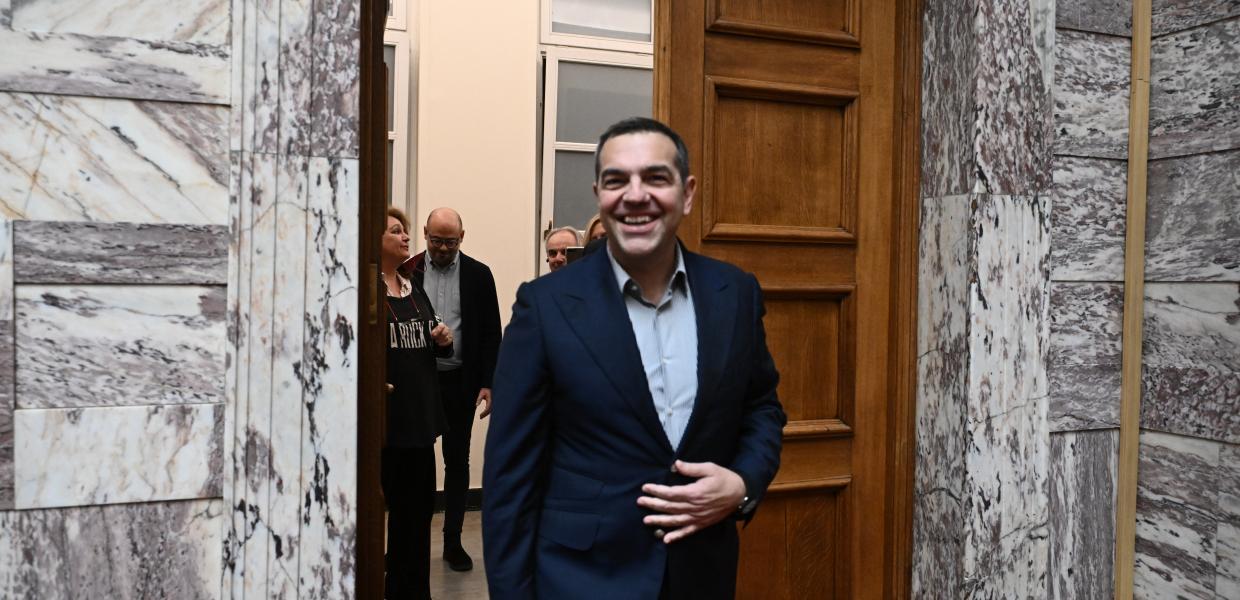 Ο Αλέξης Τσίπρας στην ΚΟ του ΣΥΡΙΖΑ - ΠΣ