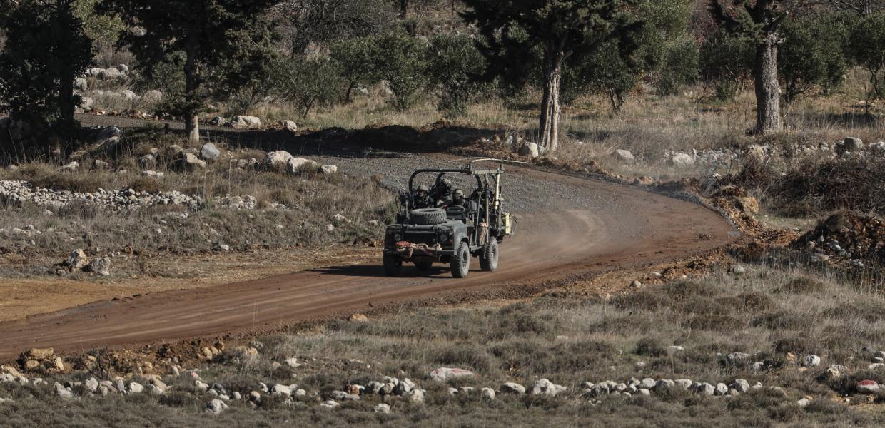 Στρατιωτικό όχημα σε περιοχή της Συρίας
