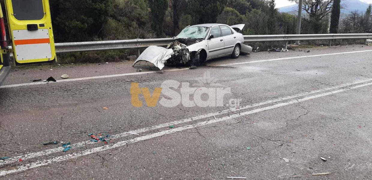 Θανατηφόρο τροχαίο στην ΕΟ Λιβαδειάς Αράχωβας