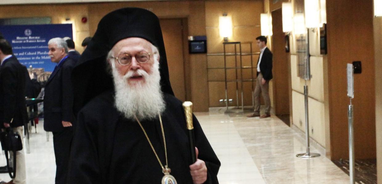 Ο Αρχιεπίσκοπος Αλβανίας Αναστάσιος
