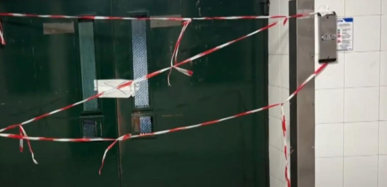 Το ασανσέρ που έπεσε στον Ερυθρό Σταυρό