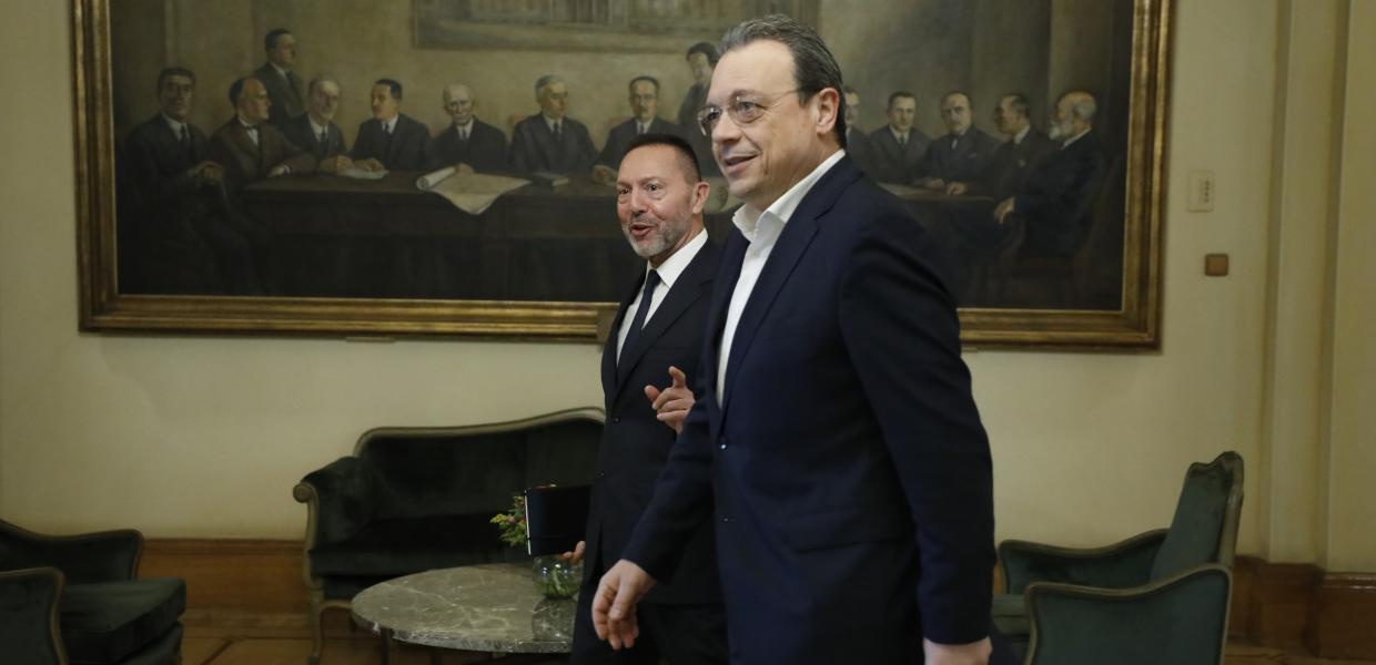 Σωκράτης Φάμελλος και Γιάννης Στουρνάρας