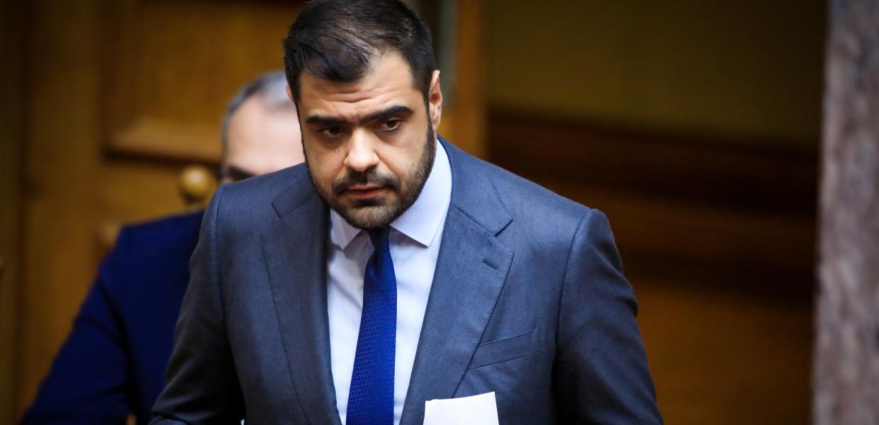 Ο Παύλος Μαρινάκης στη Βουλή