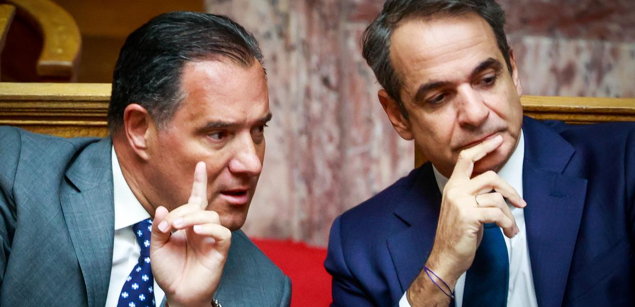 Άδωνις Γεωργιάδης και Κυριάκος Μητσοτάκης
