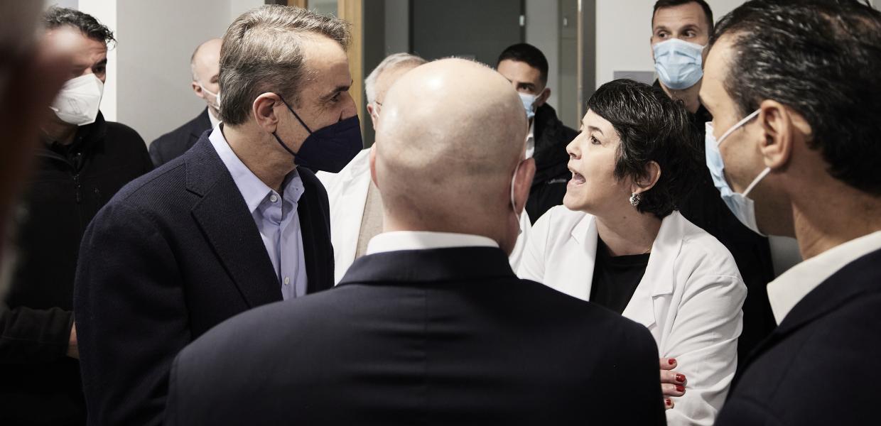Κυριάκος Μητσοτάκης και Δέσποινα Τοσονίδου