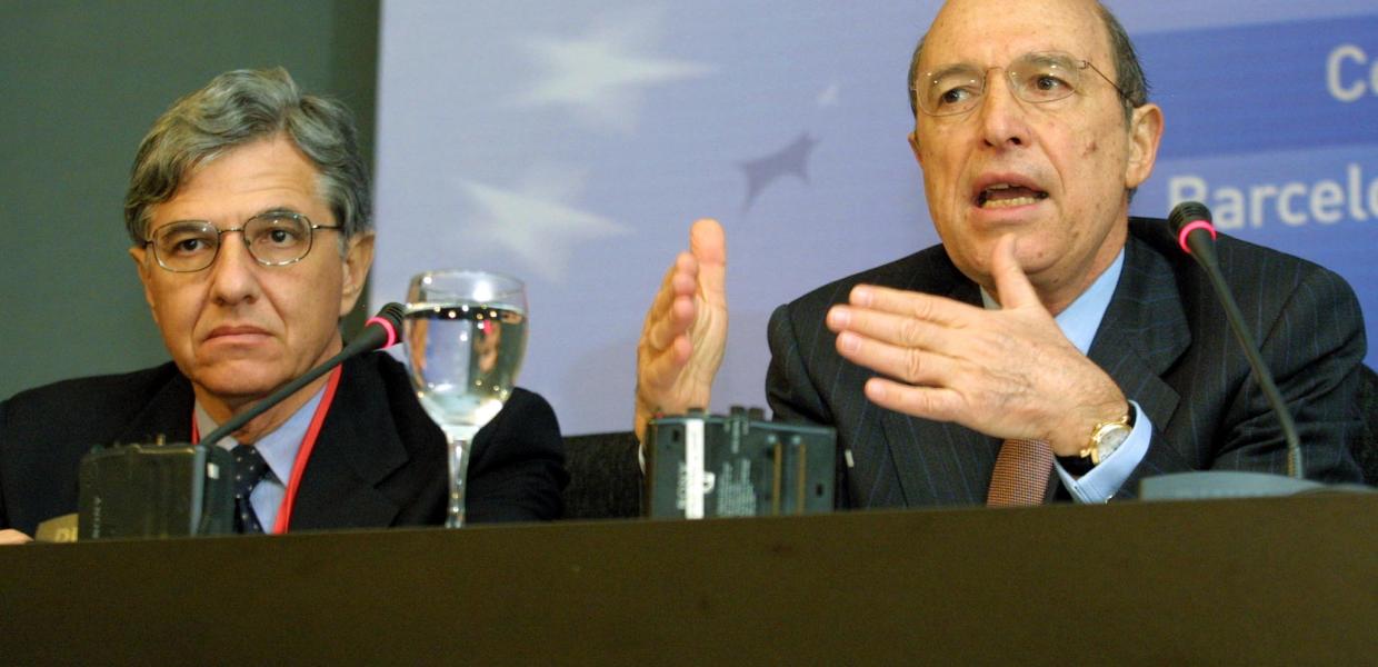 Τάσος Γιαννίτσης και Κώστας Σημίτης