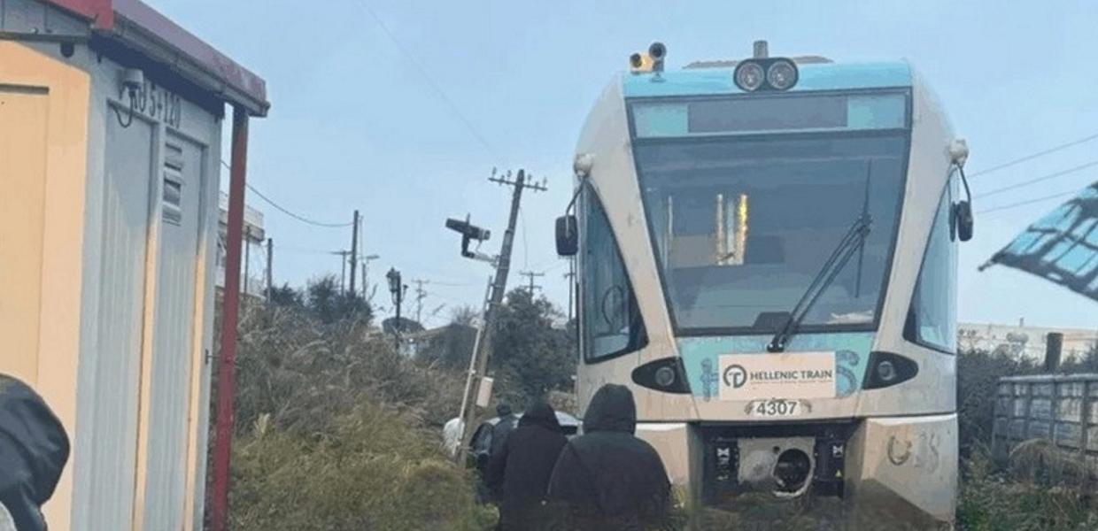 Τροχαίο με τρένο στην Πάτρα