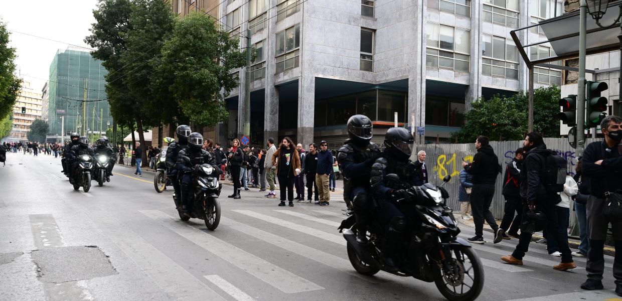 Αστυνομία σε πορεία