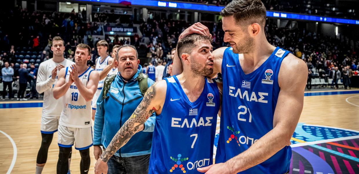 Η Εθνική Ελλάδος στο μπάσκετ