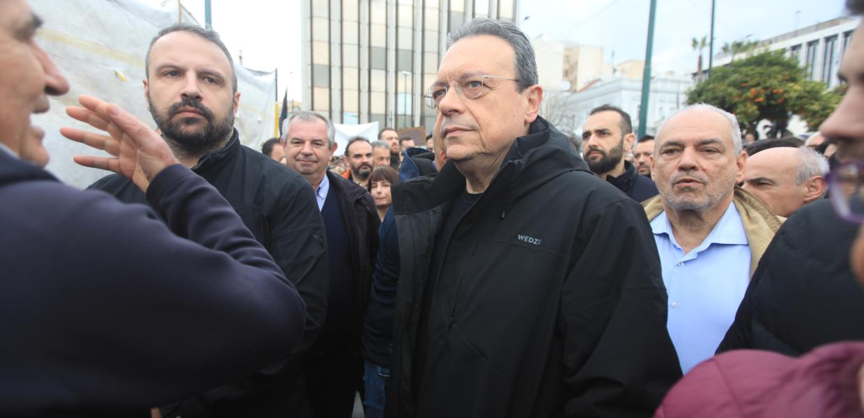 Ο Σωκράτης Φάμελλος στο Σύνταγμα