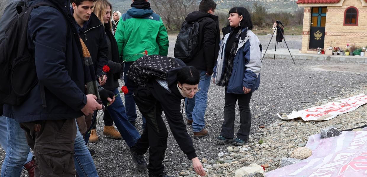 Φοιτητές στα Τέμπη