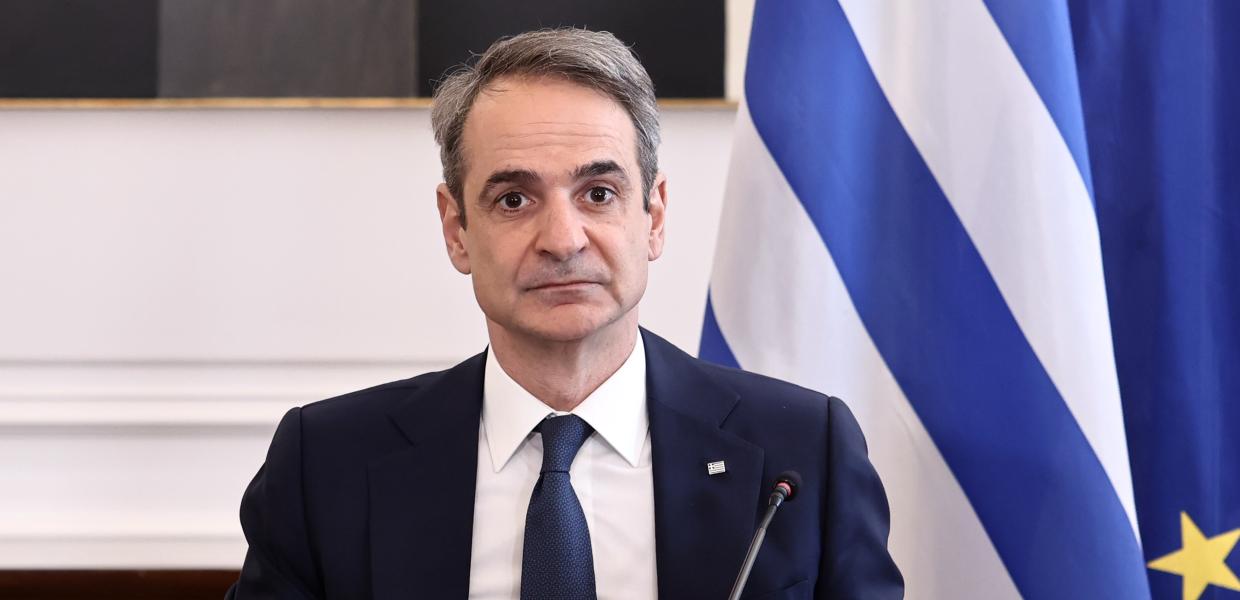 Ο Κυριάκος Μητσοτάκης στο υπουργικό συμβούλιο