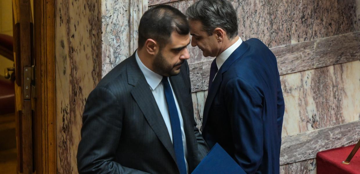Κυριάκος Μητσοτάκης και Παύλος Μαρινάκης