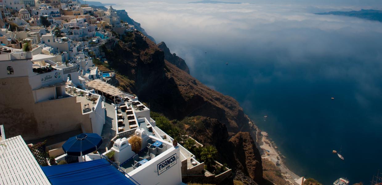 Άποψη της Σαντορίνης